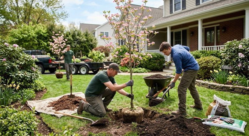 Magnolia Tree Planting in Honolulu, HI